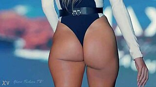 Check out this bikini model's big ass curves