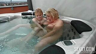 camilla and anna lynx share big tits lesbian creampie