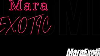 Watch mara exotic bounce on that big black cock?