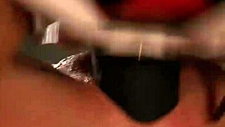 The sexy blonde and brunette use strapon toys for cowgirl riding fun