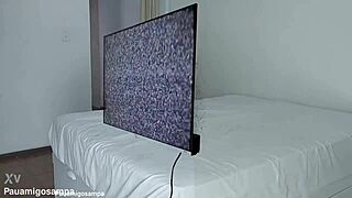 samara in halloween cosplay gets two black monster cocks threesome