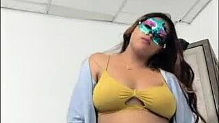 Horny Latina Student Waits For Boyfriend To Fuck Her