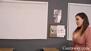 wanna take advantage of this lesbian nerd teen's pussy licking?