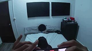 Desperate stepmom Leyne Rodriguez needing creampie