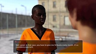 let's play prison life with shaved pussy fingering and masturbation