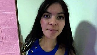 Beautiful Classmate Begs on Knees for Intense Locker Fuck