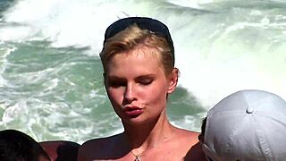 Tarra white fucks on the beach