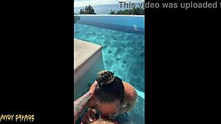 public bj at infinity pool in costa rica