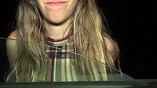 i need money for new tits, pov in car