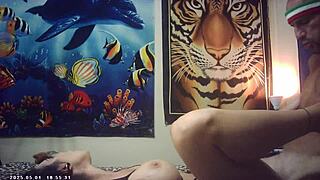 Behind the scenes glasses cam candice cumm feels the italian pound machine sexy sex passion porn