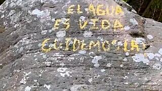 Vlog Captures Outdoor Fucking with Hot Colombian Girlfriend in Public River Setting