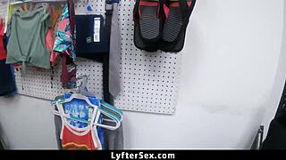 Young Thief Fucks Security Guard At Work