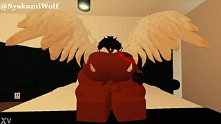 A beautiful ebony girl empties balls with her big black cock.