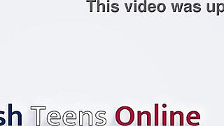 worship this british teen's ass with anal play and buttplug