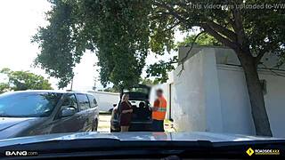 Roadside - thick blonde milf fucked by roadside assistance