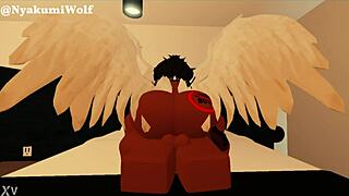 A beautiful ebony girl empties balls with her big black cock.