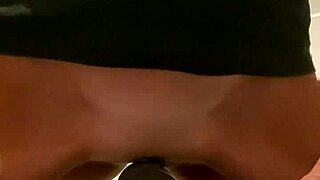 I masturbate alone with vibrator for orgasm