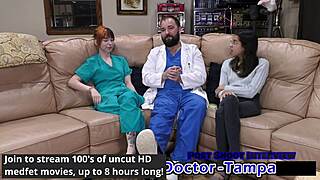 Dr. Tampa examines Ditria Rose's first gyno visit