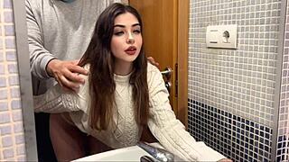 Sexo Duro Con Mi Jefe En El Baño Grabado