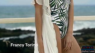 Francy Torino models outdoor fashion show