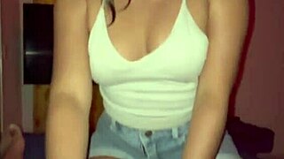 my hot latina girlfriend takes my cock in pov