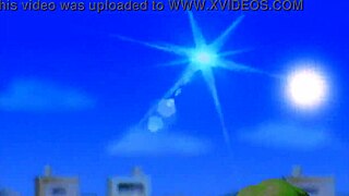 hatsune miku in project diva nude mod shows off her big tits and ass fully nude