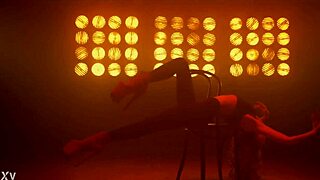 Pole dance strip tease sensual latina brunette cowgirl shaved pov teasing sexy hairless