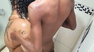 i caught her bathing and couldn't resist