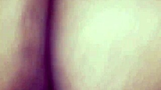 Bbw rides in reverse cowgirl position.