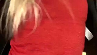 Beautiful Blonde Girl Feels Emotions in Cute Scene