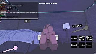 quickie with brunette in roblox style