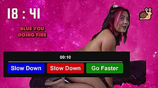 Edging challenge to cum twice in five minutes with joi.