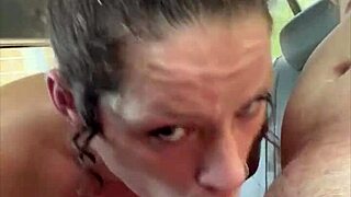 Busty Petite Hooker Takes Cum in Mouth After Outdoor Bareback Fuck and Spits