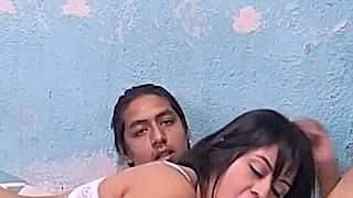 My wife secretly fucks the tanned guy next door with moaning