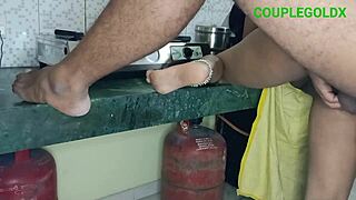 can't fuck in kitchen, mother-in-law might come, let's go to room