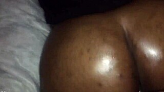 Chocolate BBW Shows Off Her Big Fat Ass and Butt.