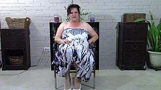 Masturbating And Telling Stories With Vibrator And Big Tits