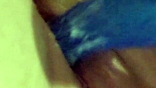 dildo covered in cum after toy play