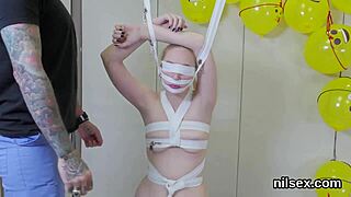 wacky sweetie brought to ass hole asylum for brutal therapy?