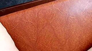 gretala lets her juicy pussy air out in the outdoor courtyard, feeling the breeze on her wet lips