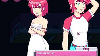 Did you see step sister drop her towel?