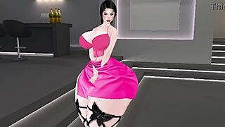 Bimbo Feels Intense Anal Pleasure