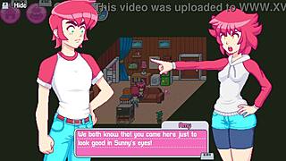 Did you see step sister drop her towel?