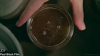 honey erotic art by paul black in cinema with toys