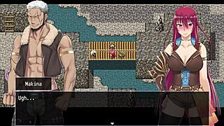 Fallen Makina Tied Up, Using Her Throat and Pussy for Dogeza to Convince Bandit Leader Bardo for Massive Facial