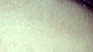 Mother-in-law on all fours on bench