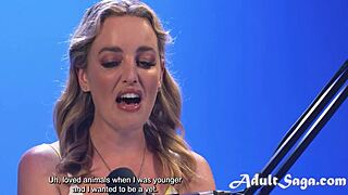 Australian blonde sensation Charlie Forde shows off her sexy solo moves.