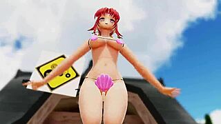 naked girl dancing with big tits and ass part 1