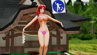 naked girl dancing with big tits and ass part 1