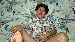 Im happy destroying my blondes pink white ass with my thick black cock